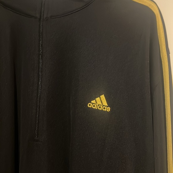 Men’s Adidas Climalite Odyssey 1/4 zip XL - Picture 2 of 4